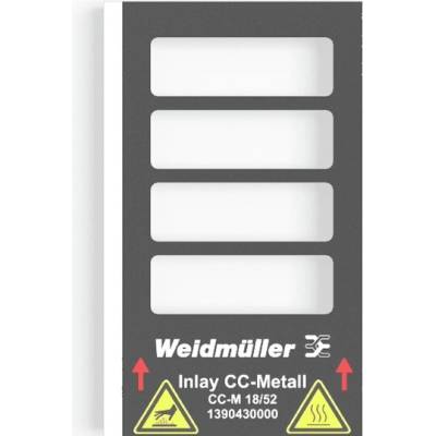 Vkládací štítky (značení zařízení) Weidmüller INLAY CC-M 18/52 (1390430000)