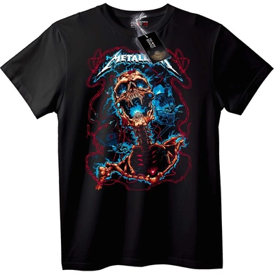 NOONEBRAND Тениска с Метален Череп - 2XL, White