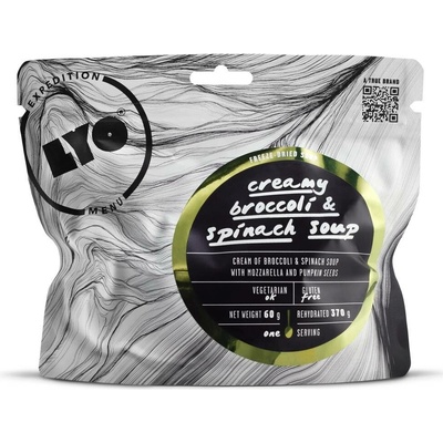 Lyofood Krémová brokolicová polévka se špenátem a mozarellou a dýňovými semínky 370 g
