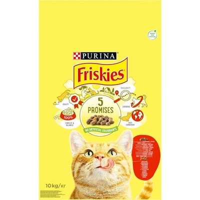 Friskies Adult Cat hovězí a kuře 10 kg – Zboží Mobilmania