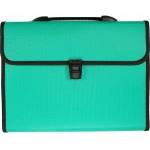 TITANUM Briefcase A4 with bundle 12 compartments green