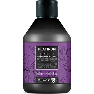 Black Platinum Absolute Blond Shampoo s extraktem s organických mandlí 300 ml