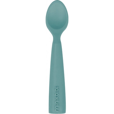 Minikoioi Lžička silikonová Aqua Green 1 ks