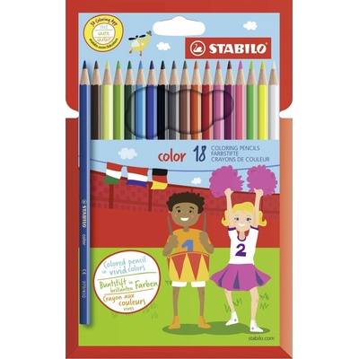 Pastelky STABILO color sada 18 ks