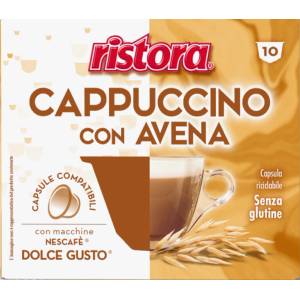 ristora Капучино с овес Ristora, 10 капсули за Dolce Gusto