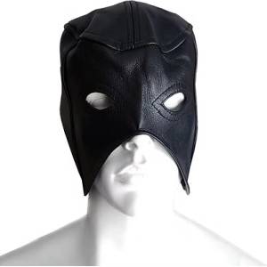 Rouge Leather Half Mask