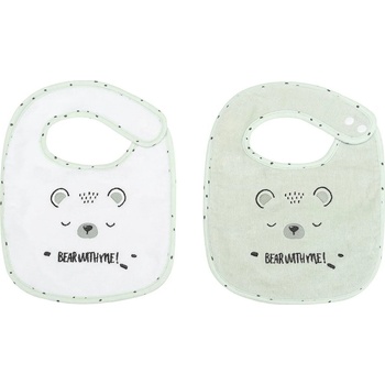 Image 1 of KikkaBoo Сет 2 бр. лигавник тери+велур Bear with me Mint (31104010067)