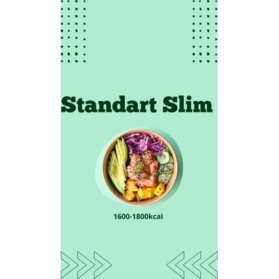 2. Standart Slim 1600-1800kcal dny: sobota