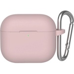 Blueo Калъф за AirPods 3 - течен силиконов защитен калъф -Розов