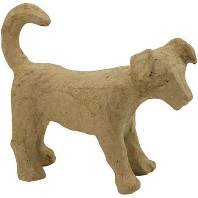 Kartonový předmět XS pes Jack Russel 3,5x11x8cm