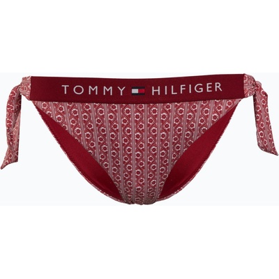 Tommy Hilfiger Долнище на бански костюм Tommy Hilfiger Cheeky Side Tie Print floral stripe regatta red
