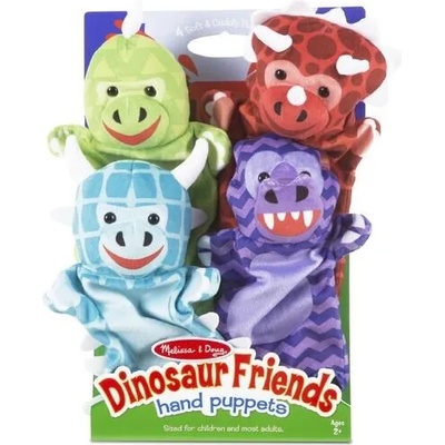 Melissa & Doug - Кукли за ръце за куклен театър - Приятелите динозаври