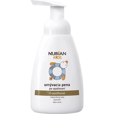 Nubian Kids umývacia pena po opaľovaní 250 ml