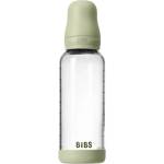 Bibs Стъклена бебешка бутилка Bibs - С каучуков биберон, 240 ml, Sage (5020250) - ozone