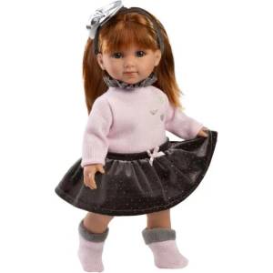 Llorens 53551 NICOLE - реалистична кукла с меко текстилно тяло - 35 см (4-53551)