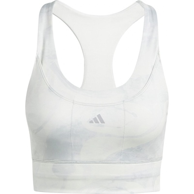 adidas Women's Run Pocket Non Wired Medium Impact Sports Bra - Grey