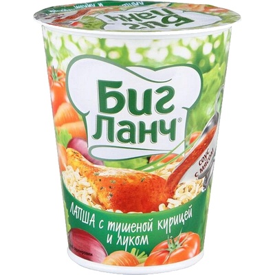 БИГ ЛАНЧ ИНСТАНТНИ НУДЪЛИ БИГ ЛАНЧ ПИЛЕ И ЛУК 65ГР КОФИЧКА