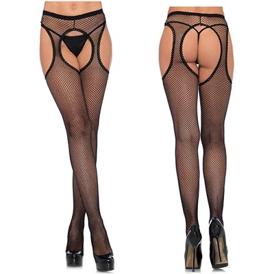 Leg Avenue Fishnet Suspender Hose 1941 Black
