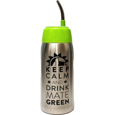 Mate Green Yerbomos All in one nádoba Nerezová Zelená 580 ml