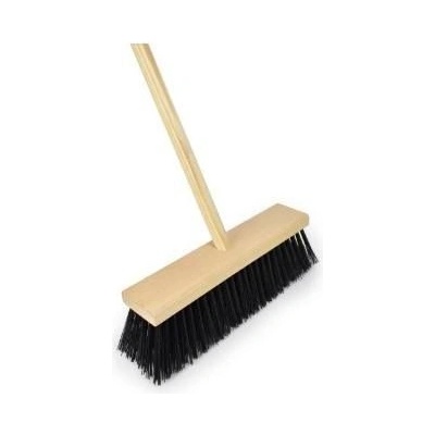 Enpro Koště silniční 340 x 90 mm s násadou 140 cm vlas 9 cm černé