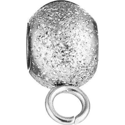 Šperky4U Navlékací ocelový přívěšek korálek s očkem K0087