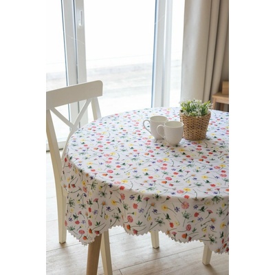 Polášek Teflonový ubrus Garden 25078 100% polyester květiny 140x260cm