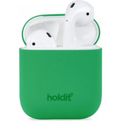 Holdit Калъф Holdit Silicone Case за AirPods 1/2 - Зелен