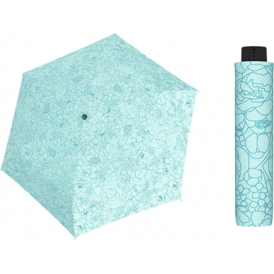 Doppler Fiber Mini Giardiono mystic blue dámský skládací deštník sv.modrý