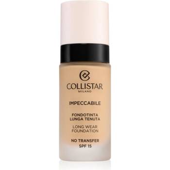 Collistar Impeccabile Long Wear Foundation дълготраен фон дьо тен SPF 15 3R Rosy Natural 30ml