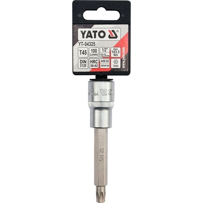 bit Torx T45 Nástavec prodloužený 1/2"