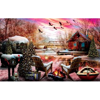 Image 1 of SunsOut - Puzzle Holiday Camping - 550 piese