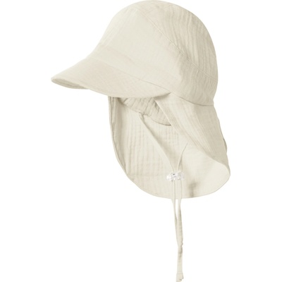 lupilu mušelínová čepice proti slunci krémová – Zboží Dáma