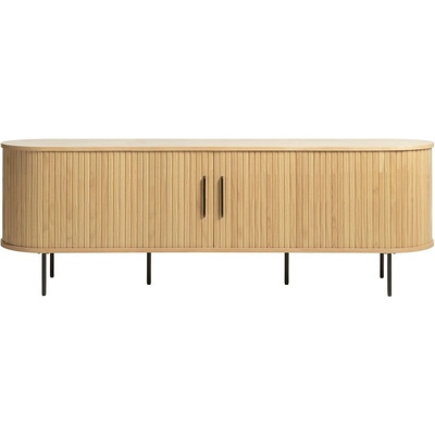 Unique Furniture Масичка за телевизор с дъбов декор в естествен цвят 56x180 cm Nola - Unique Furniture (48292782)