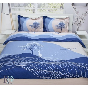Roxyma Dream Двоен спален комплект Гея 220/240 с един плик памучен сатен