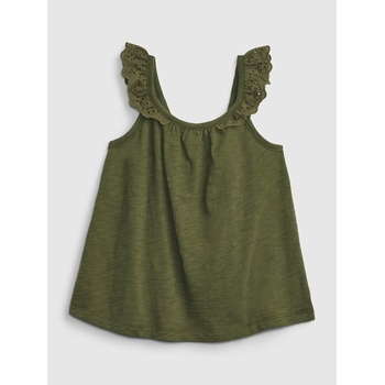 GAP Бебешки топ с воланчета GAP GAP | Zelen | Момичешки | 98