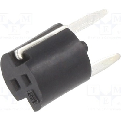 SCHURTER 0031.7501 Zásuvka; THT; -40÷85°C; 5A; termoplast; UL94V-0; 5,08mm; černá; 10mΩ