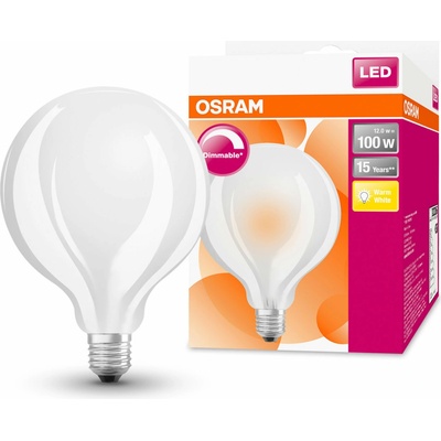 Osram stmievateľná LED žiarovka E27 12 W SUPERSTAR, teplá biela 4058075112131