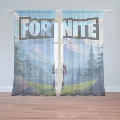 Sablio Záclony FORTNITE Horská krajina: 2ks 150x250cm