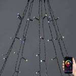Nedis WIFILXT01C180 - LED RGB завеса 240xLED/11 функции 8m IP65 Wi-Fi Tuya (NE0508)