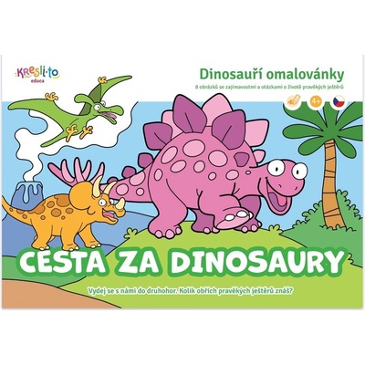 Dinosaurie omaľovánky Cesta za dinosaurami
