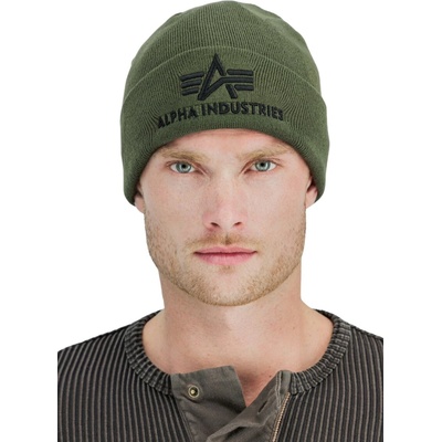 Alpha Industries 3D beanie Dark green