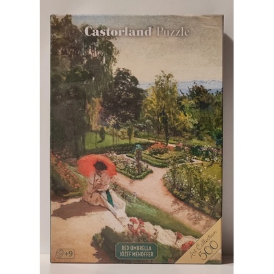 Castorland Art Collection Červený deštník Józef Mehoffer 500 dílků