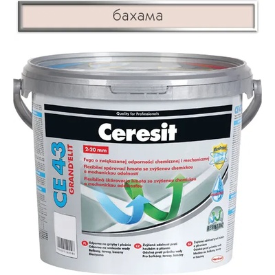 CERESIT ФУГА ГЪВКАВА СЕ43 5кг БАХАМА (2164394)