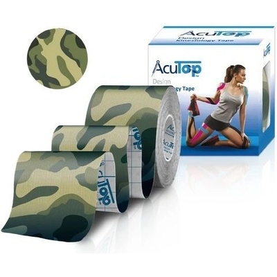 AcuTop tejp zelená army styl 5 cm x 5 m