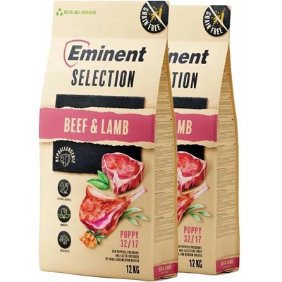 Eminent Selection Puppy Beef & Lamb 2 x 12 kg