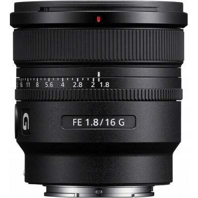 Sony FE 16mm f/1.8 G Sony E SEL16F18G