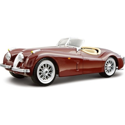 Bburago Kit Jaguar XK 120 Roadster 1951 červená 1:24 – Zboží Dáma