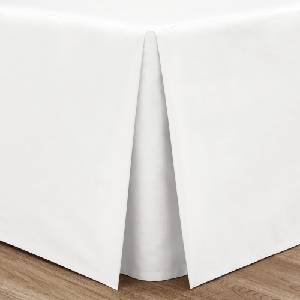 Catherine Lansfield Бяло перкалово покритие за рамка на легло 90x190 cm Easy Iron Percale - Catherine Lansfield (BD/18277/W/SBPV/WH)