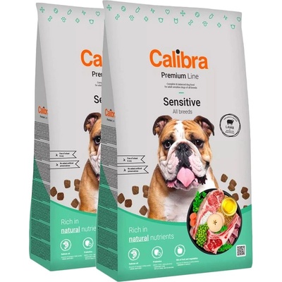 Calibra Dog Premium Line Sensitive 2 x 12 кг