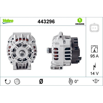 Alternátor VALEO 443296
